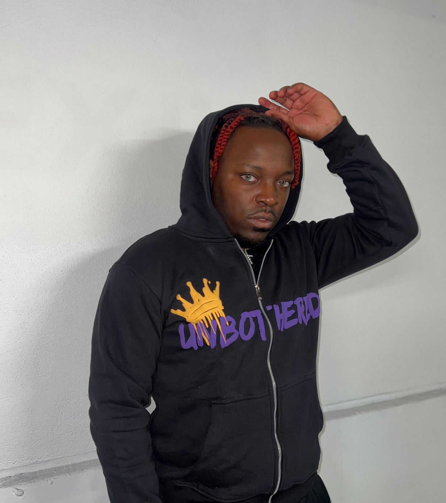 UNBOTHERED YELLOW COWN JACKET - BLACK