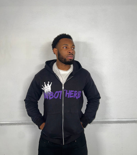 UNBOTHERED WHITE COWN JACKET - BLACK