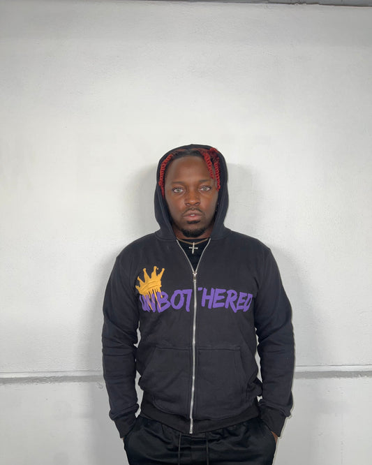UNBOTHERED YELLOW COWN JACKET - BLACK